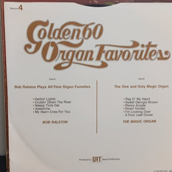 Golden 60 Organ Favorites - Lawrence Welk, Bob Ralston, Jerry Burke - 5 LP Box - Picture 6 of 7